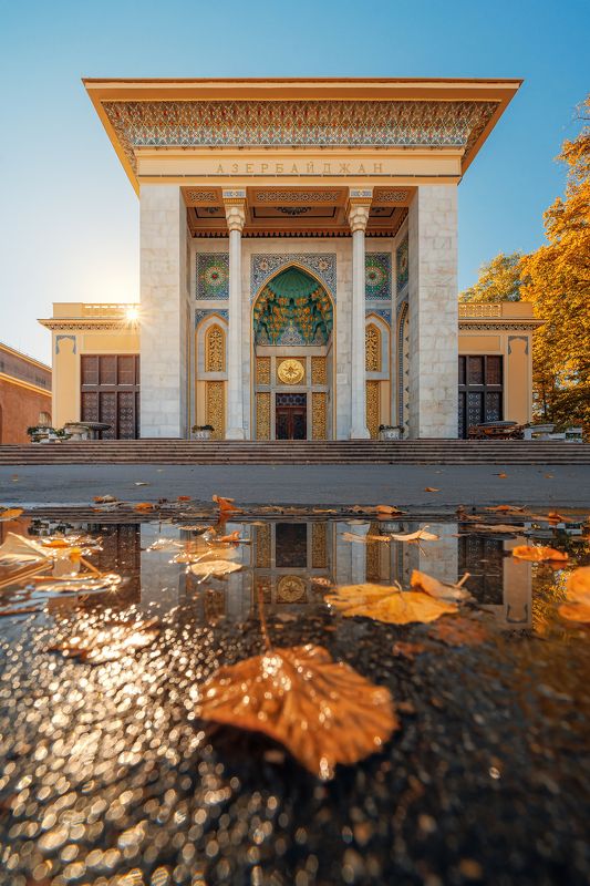 moscow, autumn, вднх, москва, осень ВДНХ павильон фото превью