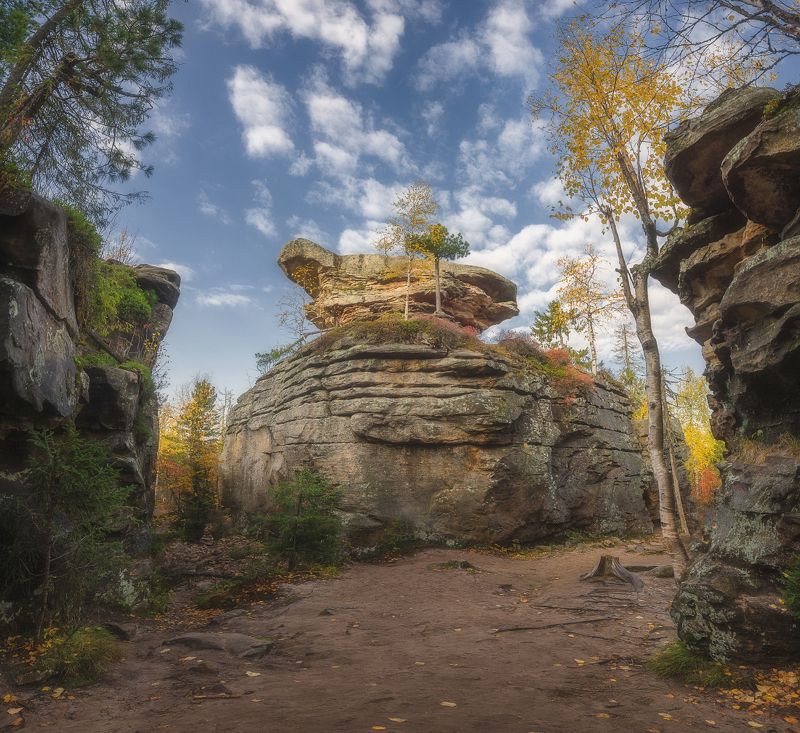 Осень на улице Каменного города фото превью