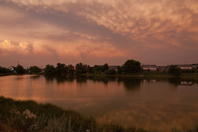Вечер перед дождем фото превью