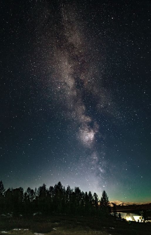 Млечный путь в Горном Алтае фото превью