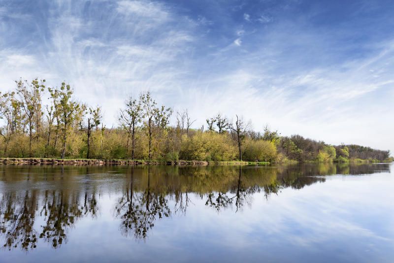 Вид с набережной Пинска фото превью