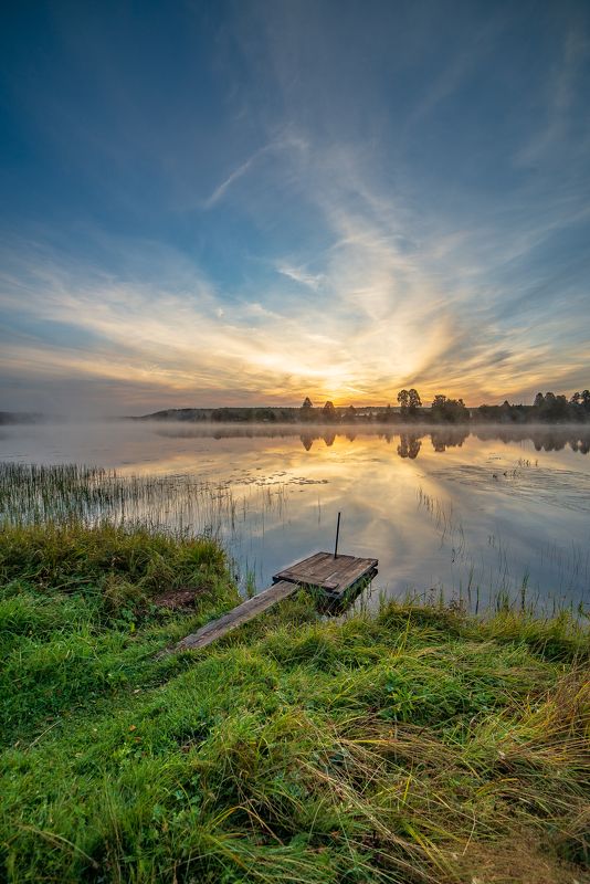 Сельское утро. фото превью