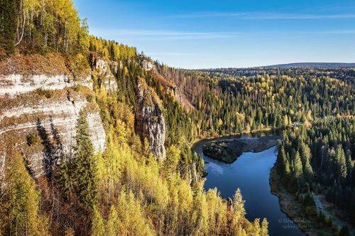 Осеннее утро на Усьвинских столбах