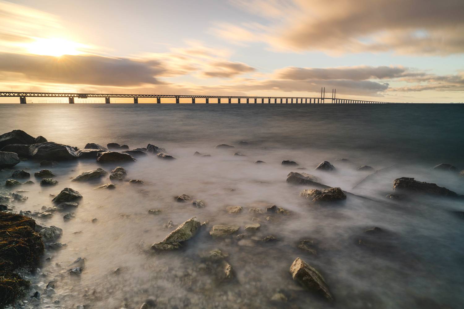 длинная выдержка, балтийское море, скалы, камни, Soul