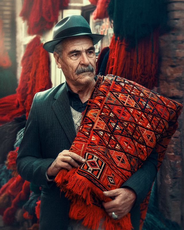 Verni Carpet Salesman in Bazaar фото превью