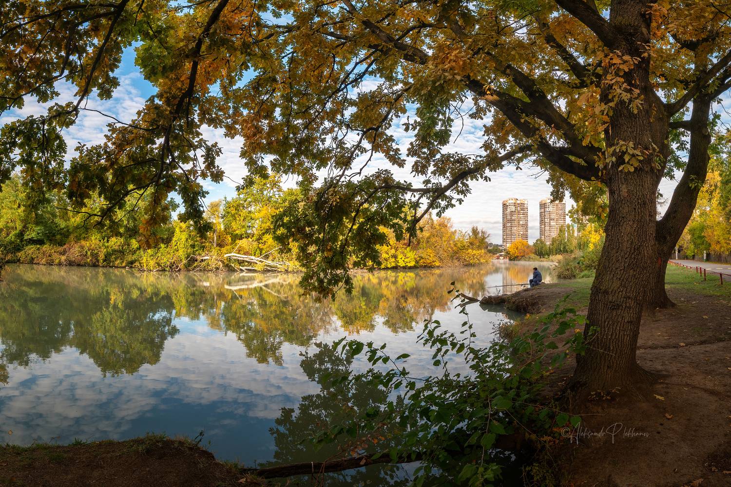 осень, панорама, Плеханов Александр