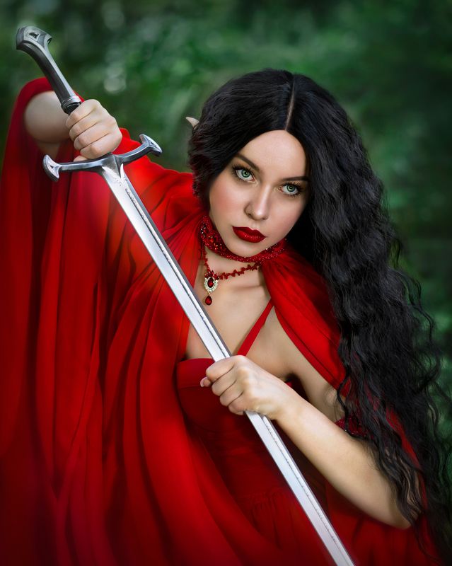 фотограф юлия дюдина, фотограф нижний новгород, арт фотограф,  волшебная фотосессия, темный эльф Темный эльф фото превью