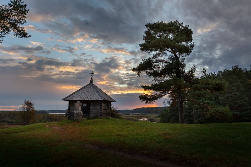 савкина горка, пушкинские горы, рассвет, псковская область Савкина горка фото превью