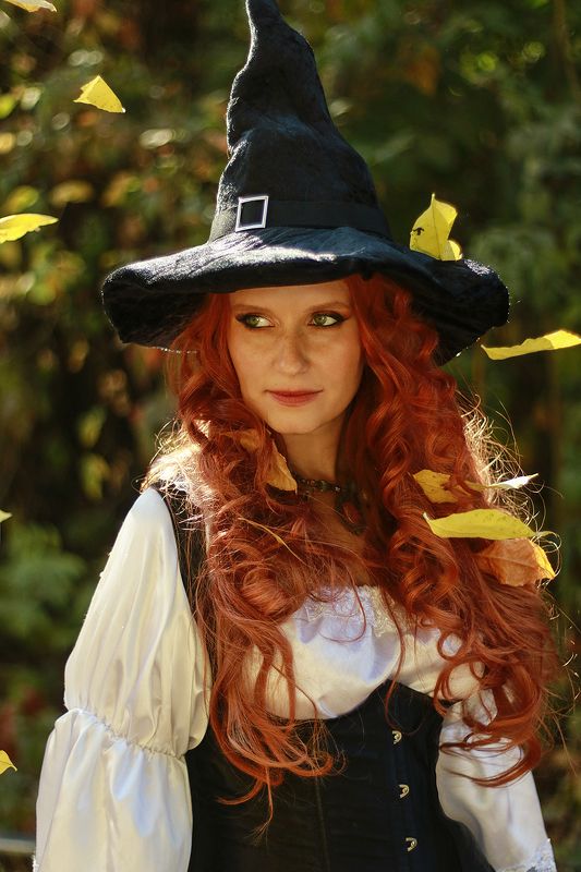girl, model, witch, autumn, halloween, aesthetic, fine art, портрет, фотография Irish witch фото превью