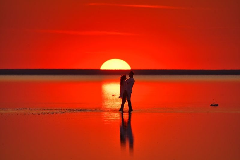 закат, эльтон, репортаж Летний закат фото превью