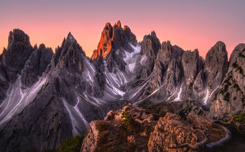landscape, landscapes,nature,sunrise,sunset,sundown,mountains,mountain,italy,dolomites The unique sunrise view  фото превью