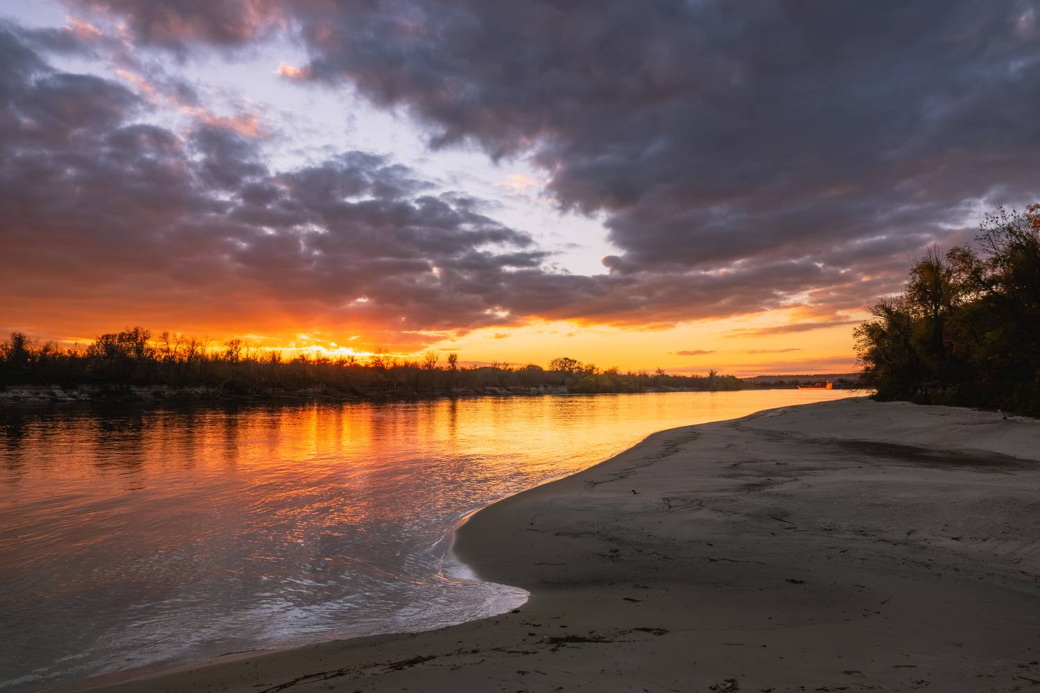 ростовская область, пейзаж, закат, река, облака, краски, дон, Шишкалов Константин