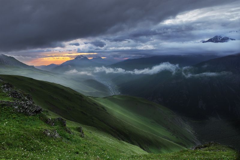 #осетия #рассвет #горы Из серии Осетия фото превью