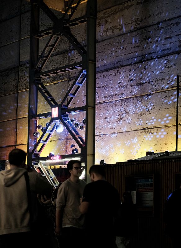 севкабель, порт, ночь, индустриальный, стиль, лофт, свет, атмосфера, санкт-петербург, мероприятия, контраст, архитектура Ночной севкабель. фото превью