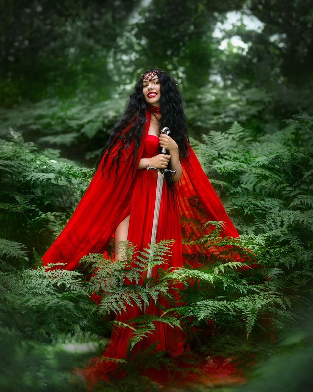 фотограф юлия дюдина, фотограф нижний новгород, арт фотограф,  волшебная фотосессия, темный эльф Темный эльф фото превью