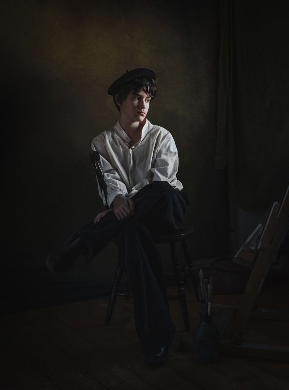 Юный художник фото превью