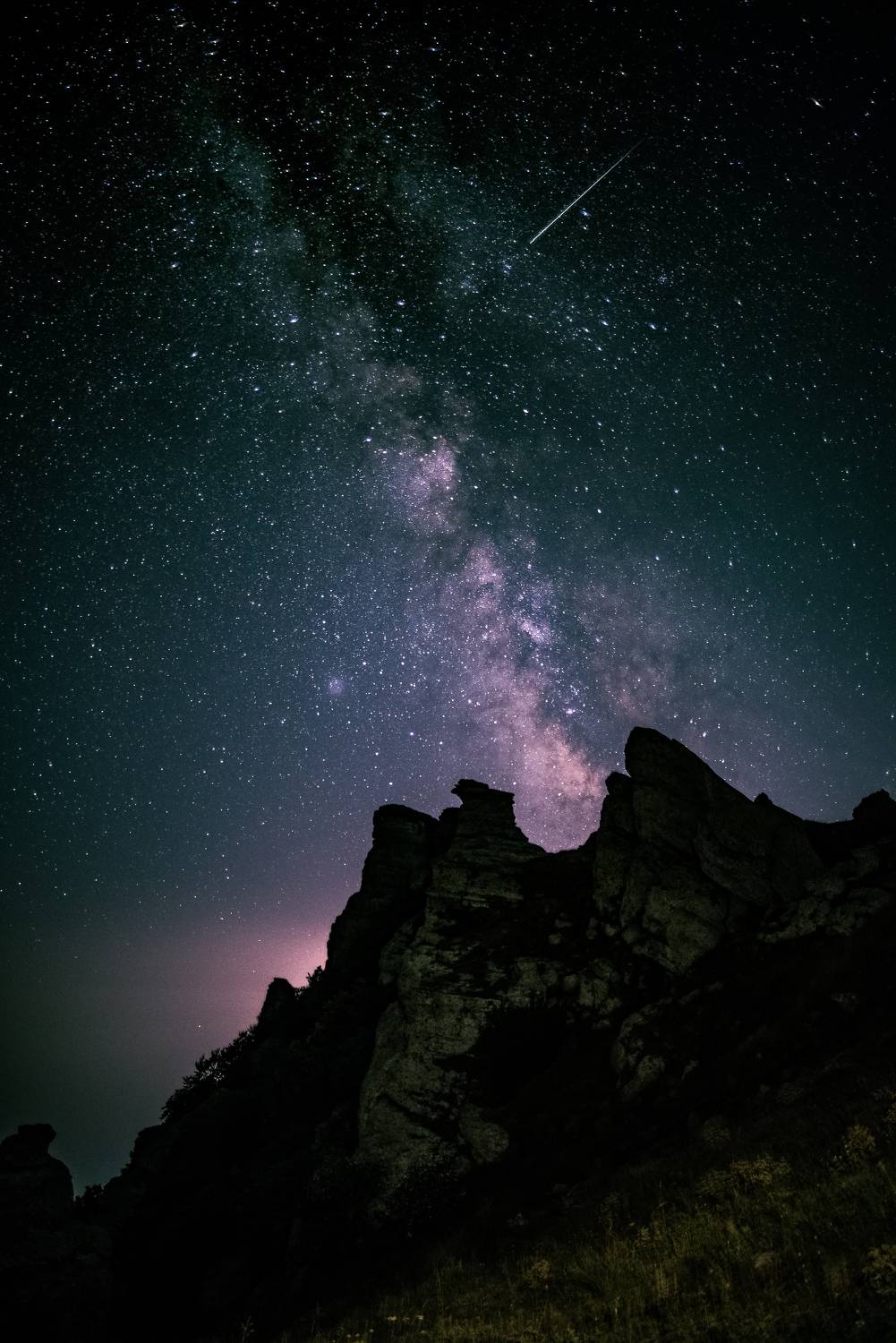 россия, крым, южная демерджи, звёзды, млечный путь, демерджи, Юрий Гаврилов