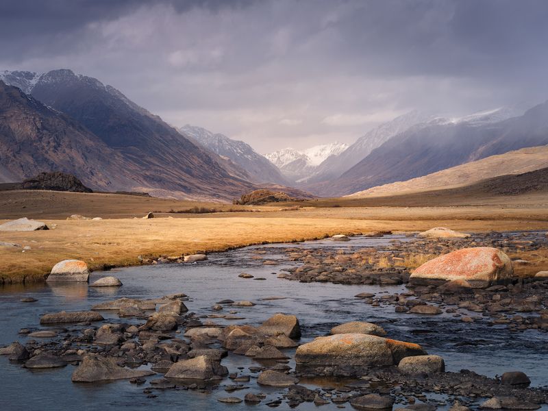 тыва, tuva, горы, гроза, облака, тучи, небо, путешествие, journey, traveling Урочище Толайты фото превью