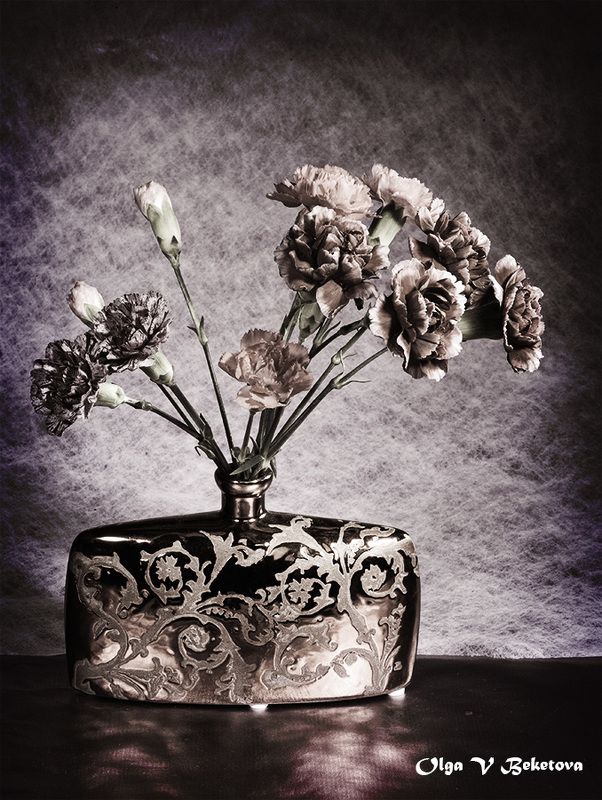 букет, натюрморт, цветы Гвоздики фото превью