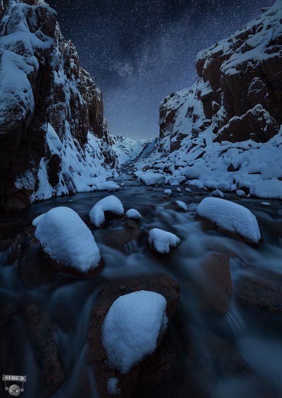Териберский водопад фото превью
