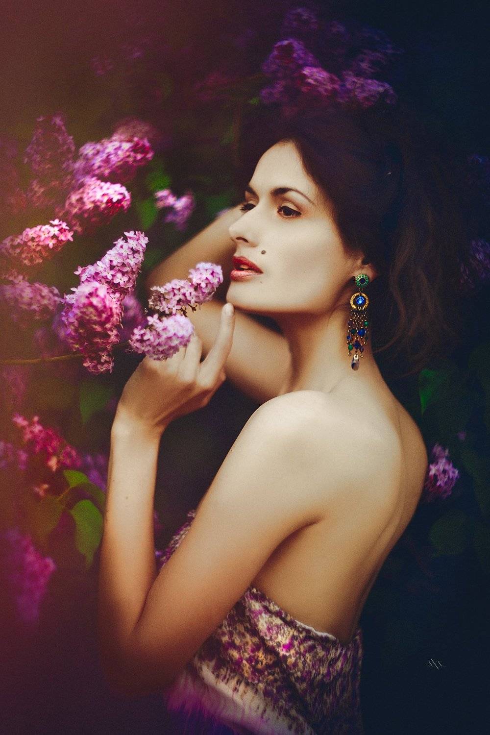 Flowers, Natural light, Portrait, Woman, Руслан Болгов (Axe)
