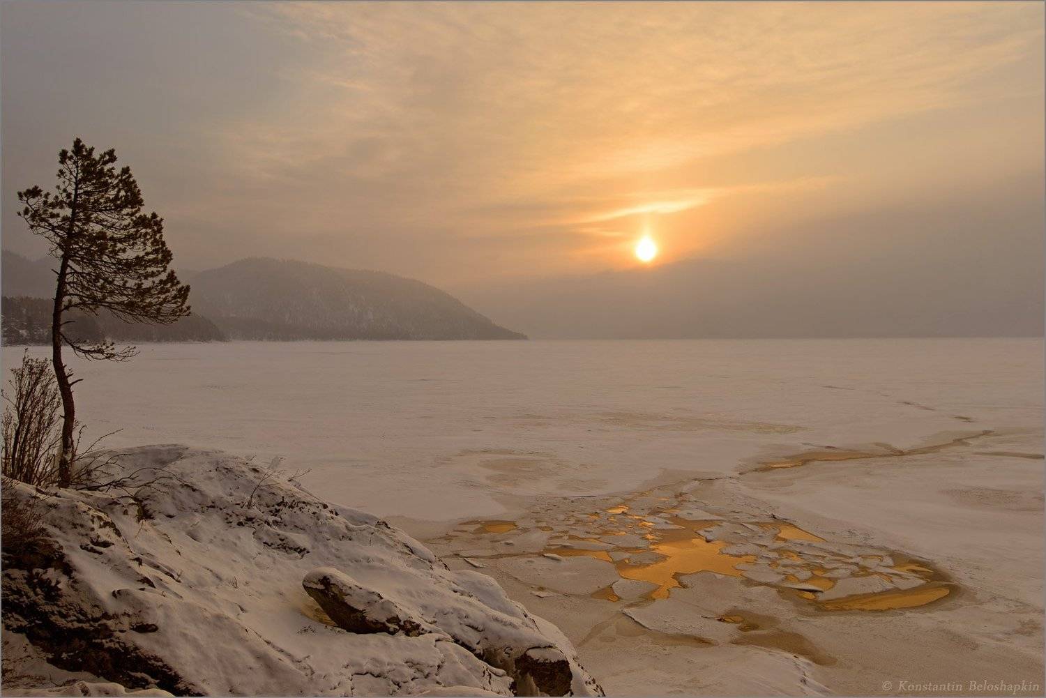 алтай, алтын-кёль, алтынкёль, золотое озеро, константин белошапкин, рассвет, утро, Константин Белошапкин