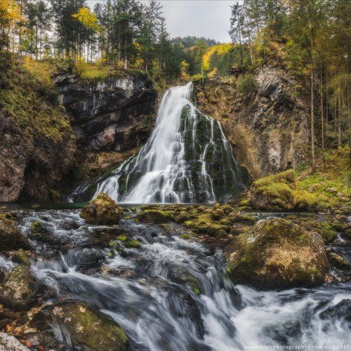 Австрия. Водопад Gollinger.