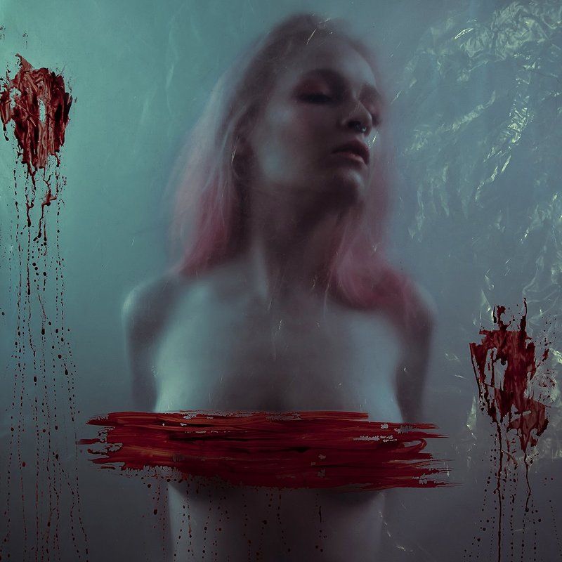 body, color, girl, pink, red Censored фото превью