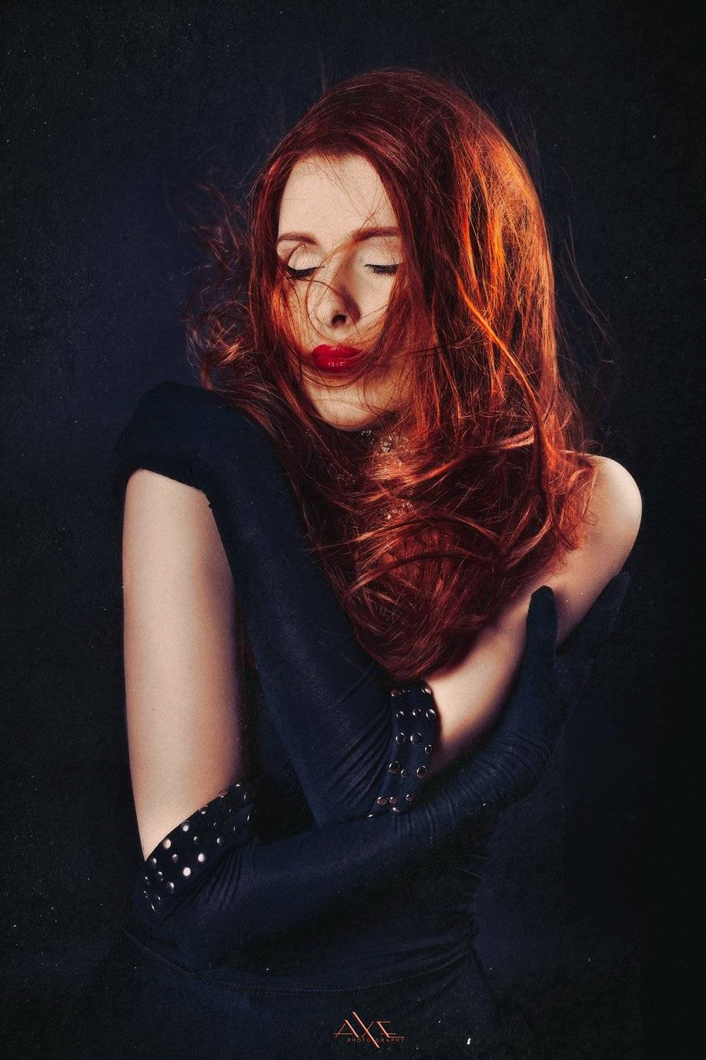 Mood, Portrait, Redhead, Studio, Woman, Руслан Болгов (Axe)