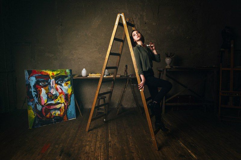 Art, Beautiful, Beauty, Fine art, Girl, Light, Model Fine art фото превью