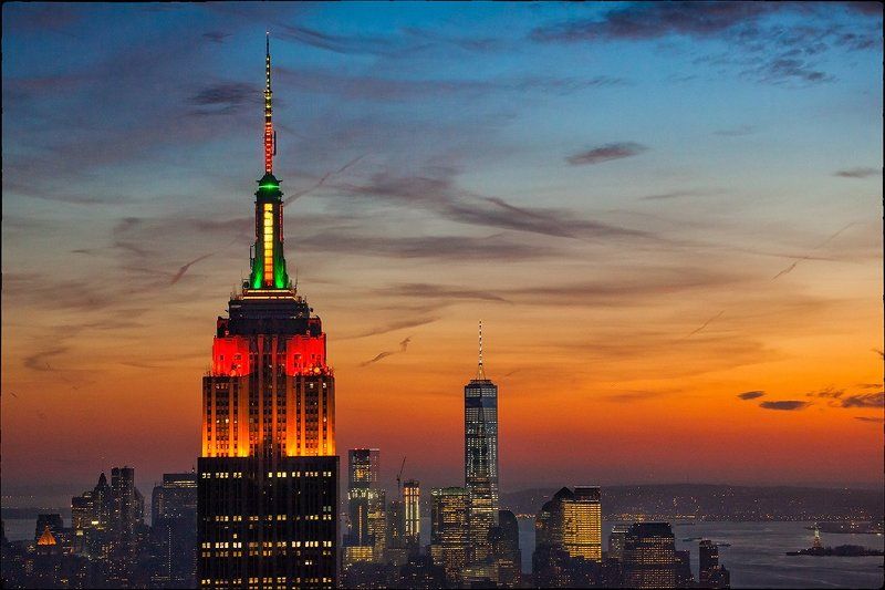 Вечерние огоньки фото превью