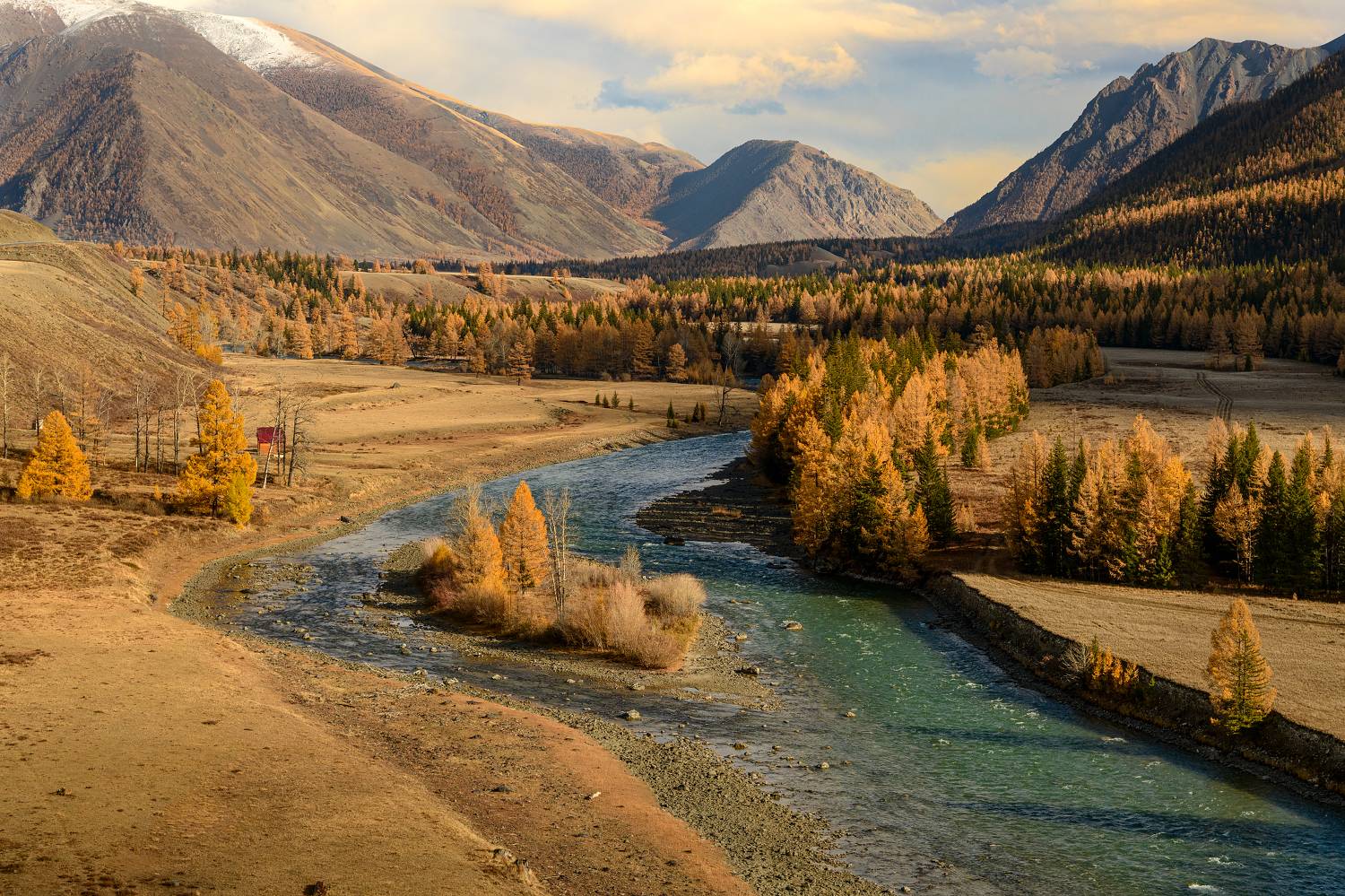 осень, горный алтай, река, путешествие, Юрий Матвеев