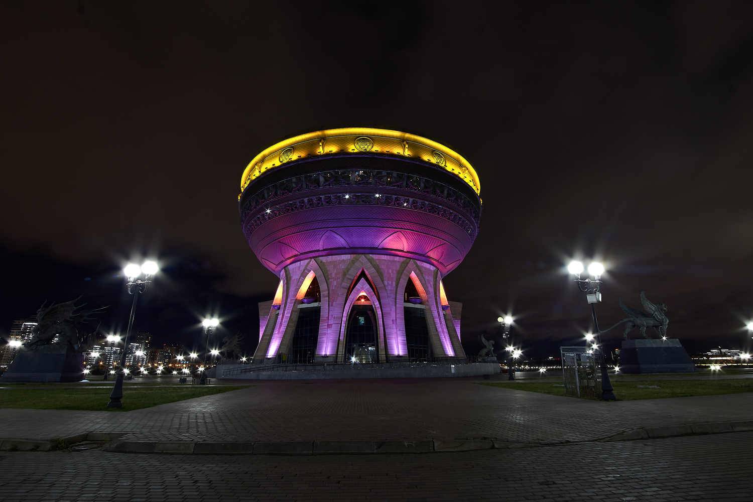 kazan, russia, night, long exposure, Павел Сторчилов