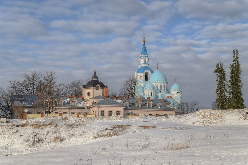 валаам, весна, озеро, остров, монастырь, церковь  фото превью