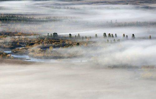 Туманы в долине Чуи