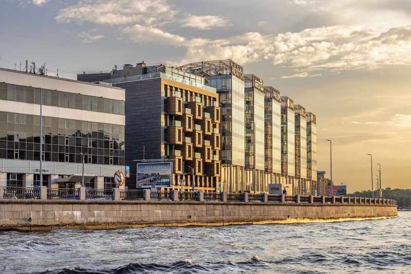 Вечер на Аптекарской набережной Санкт-Петербурга фото превью