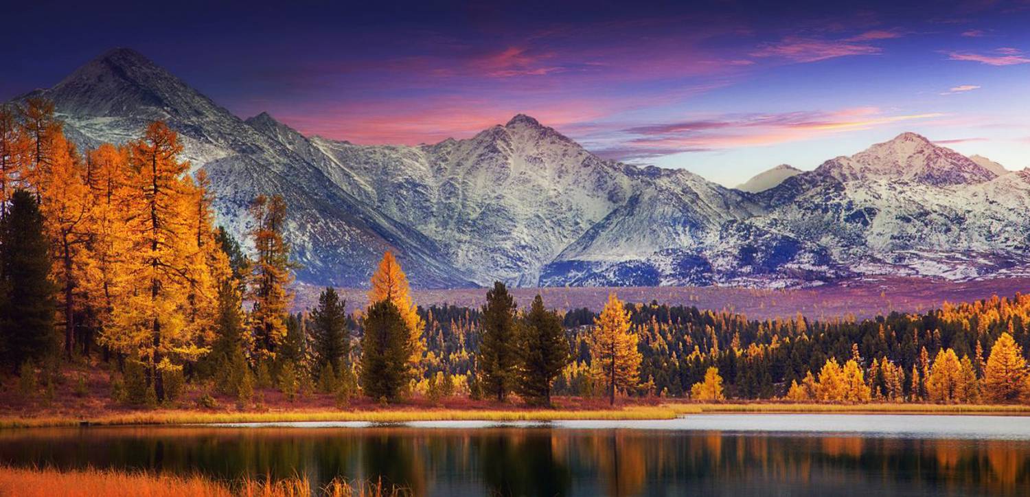 алтай, осень, киделю, горы, озеро, небо, просторы, Художников-Сухоребриков Павел