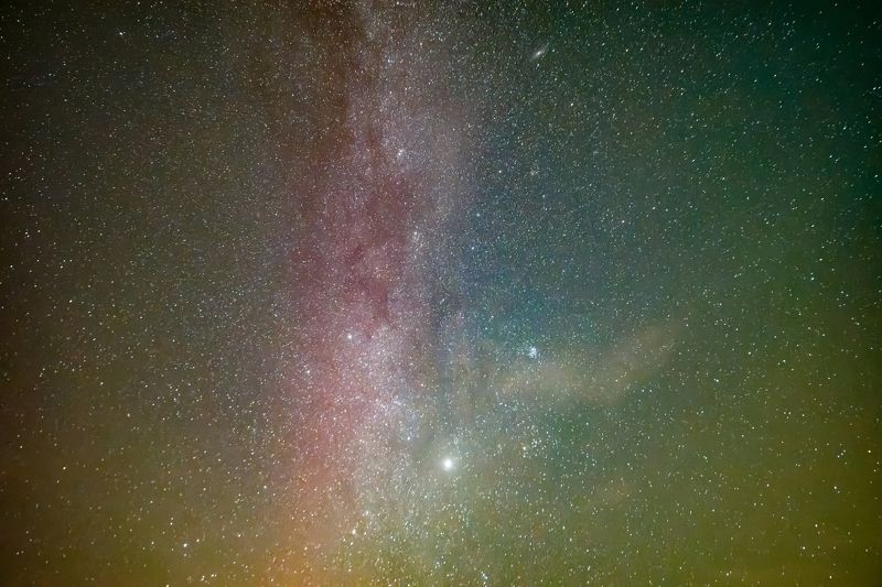 млечный путь, ночь, звезды, северное сияние, milki way, stars, aurora, night, space, deepspace, космос, планеты, planets  фото превью