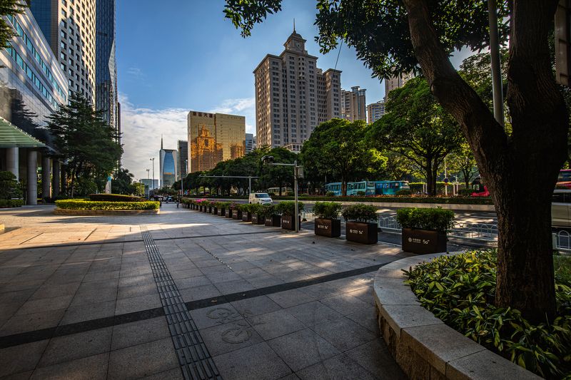 Китай. Гуанжоу. Город. Архитектура. Парк. Гуанжоу. Китай. фото превью