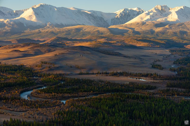 алтай Изгибы реки Чуя фото превью
