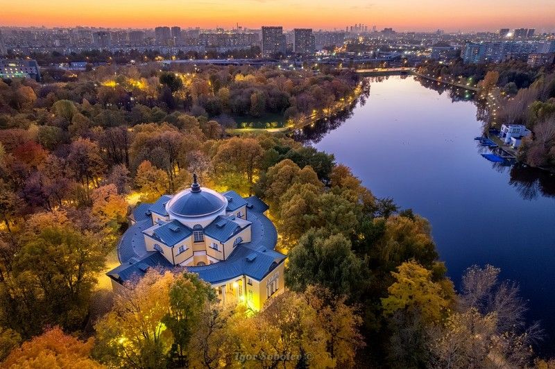 москва, аэросъемка, люблино Усадьба Дурасова в Люблино фото превью