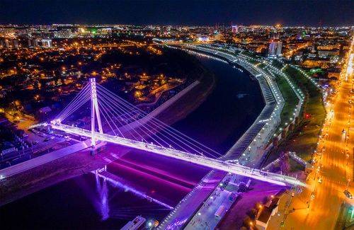 Мост влюбленных. Тюмень
