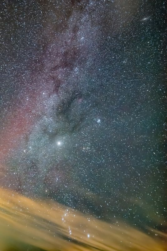 млечный путь, ночь, звезды, северное сияние, milki way, stars, aurora, night, space, deepspace, космос, планеты, planets  фото превью