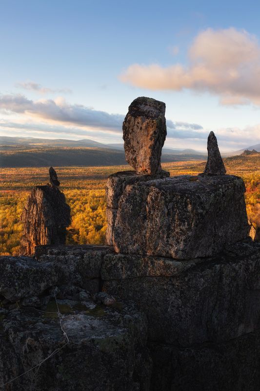 Инзерские зубчатки, Урал, Южный урал Балансирующие камни фото превью