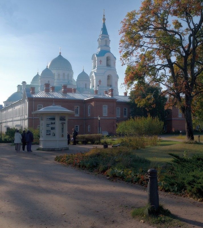 валаам, остров, утро, осеннее, сентябрь, монастырь, мужской, собор, Утро острова Валаам фото превью