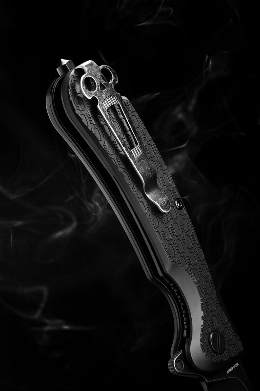 предметка, чб, нож  фото превью