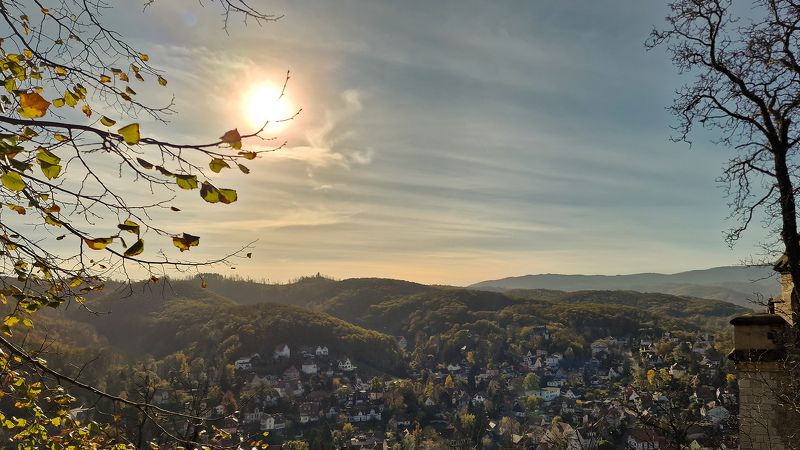 Осеннее солнце фото превью