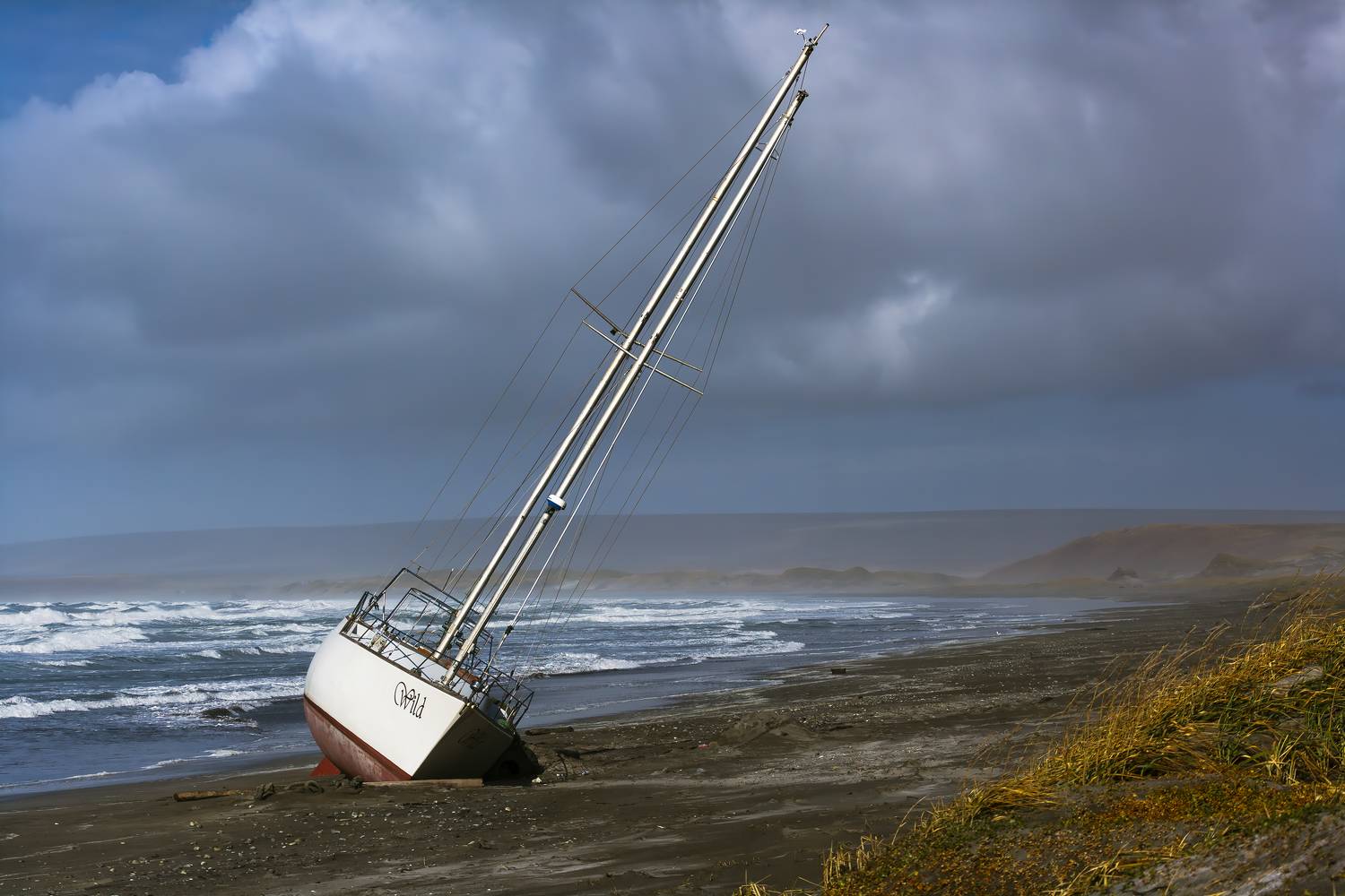 яхта, берег, кораблекрушение, командоры, Уткин Дмитрий