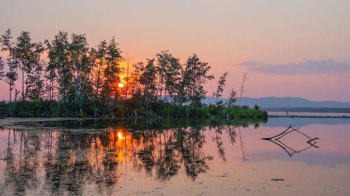 На закате дня