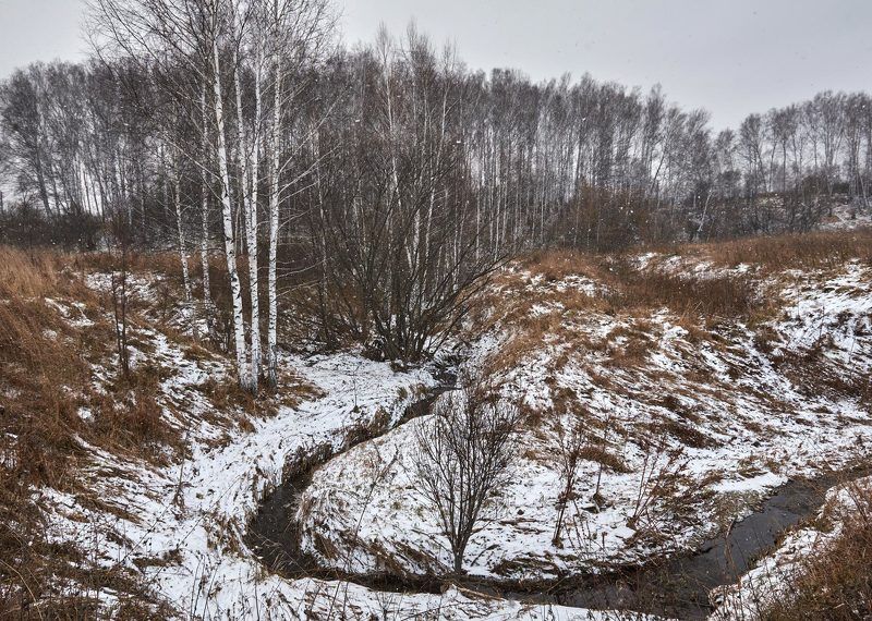 Первый снег фото превью